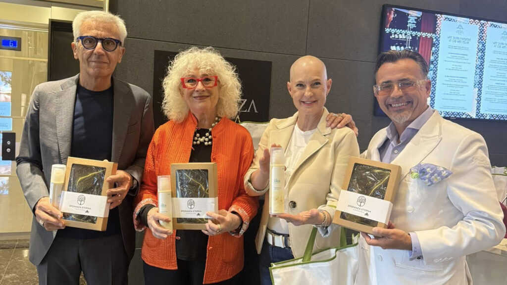 DONAZIONE DELLO STILISTA GEZA BERES PER REPARTI ONCOLOGICI